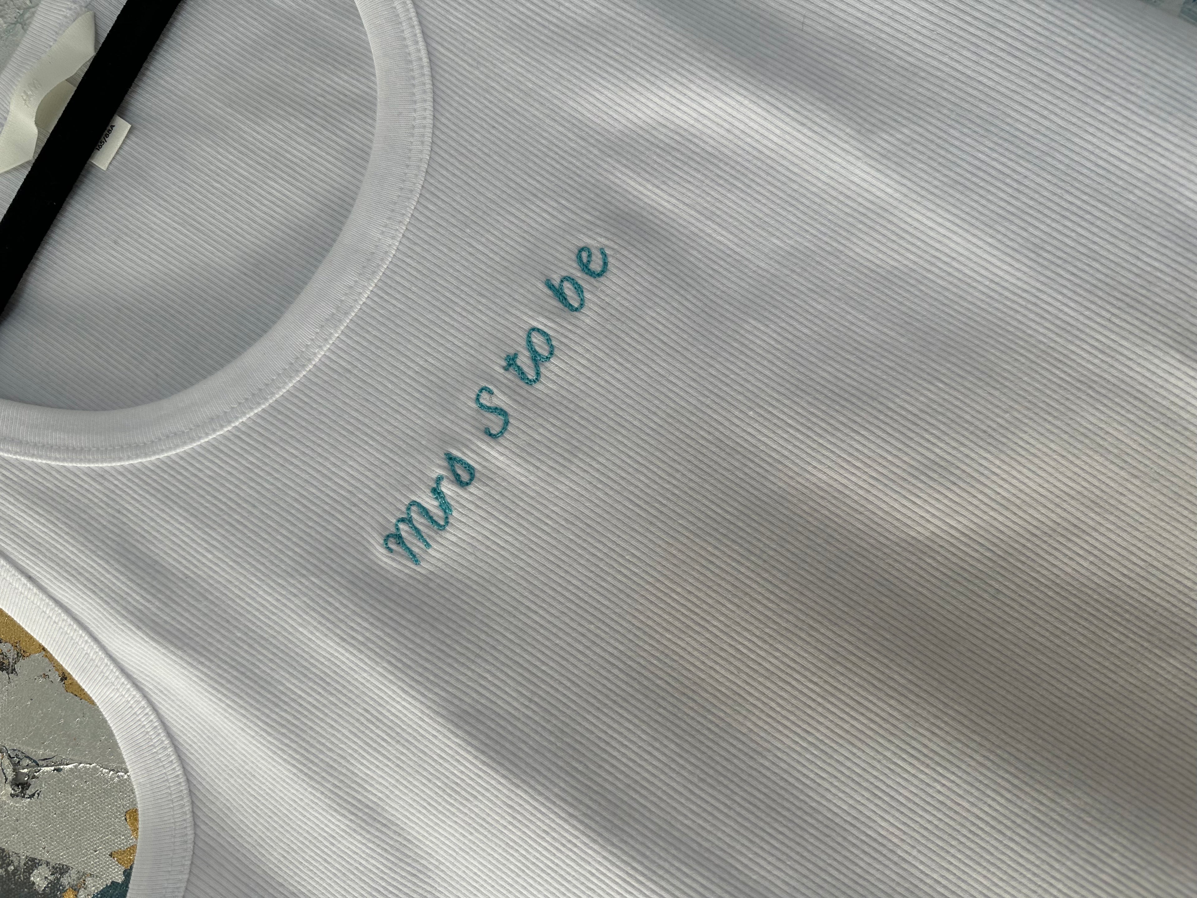 Custom Bridal Mrs 'X' To Be Tank Top